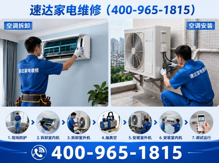 佛山空调拆装展示图